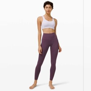 Lululemon 2021 Wunder Under High-Rise Tight 28" Luxtreme Grape Thistle Size 4